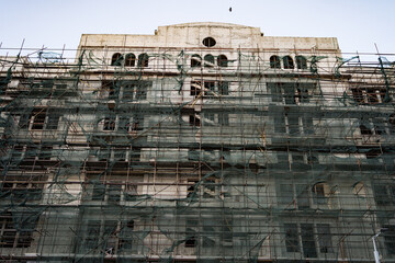 Modern architecture background building construction