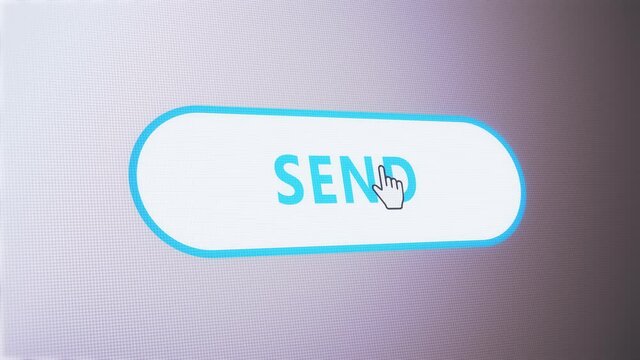 Send text button icon click mouse label tag animation