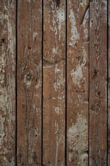 Brown painted Wood texture of wood wall for background and texture.