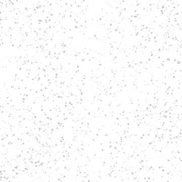 Grey Paint Splatter Speckle Texture Seamless Pattern Abstract Scatter Dots White Background