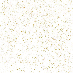 Fototapeta na wymiar yellow gold paint splatter speckle texture seamless pattern abstract scatter dots white background