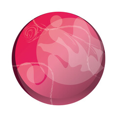 space neptune planet solar system galaxy, icon style