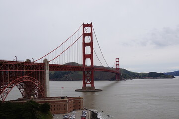 View Of Suspension Bridge Against Sky