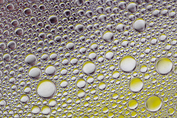 Abstract oil bubbles coloured background