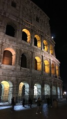 Fototapeta premium colosseum at night