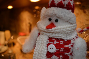 Bonhomme de neige d'hiver