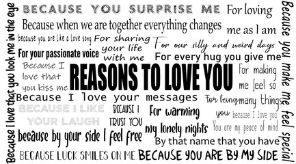 postcard reasons to love you