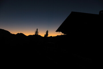 Naklejka premium letztes Abendlicht - last afterglow