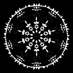 Mandala Black and White