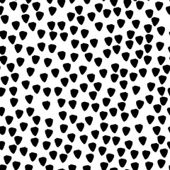 Geometric seamless background of abstract spots. Vector