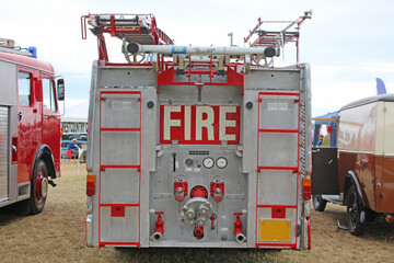 Vintage red Fire Engine	
