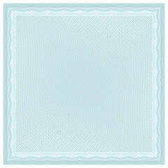 Guilloche grid for protection of securities, certificates, money