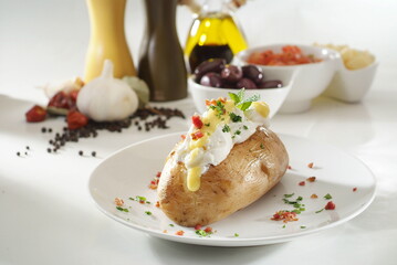 chicken with potatoes and vegetables
