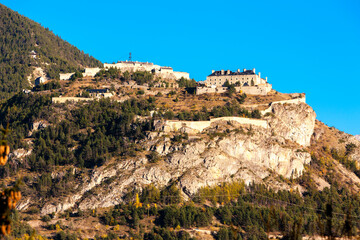 Fototapeta na wymiar old fortification town Briancon in France