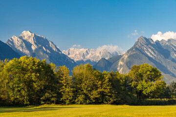 Obraz premium triglav national park near Bovec, Slovenia