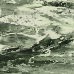 Modern contemporary acrylic background. Colorful texture made with a palette knife. Abstract painting on paper. Mess on the canvas.