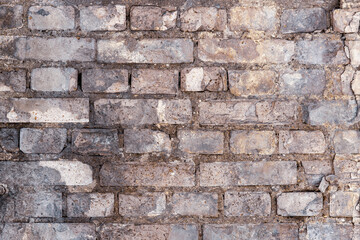 Brick wallpaper, texture. Background for creative facade design.