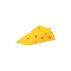 Cheese icon. Vector illustration. Isolated.	