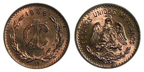 1 CENTAVO 1946
ESTADOS UNIDOS MEXICANOS