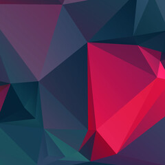 Abstract Color Polygon Background Design, Abstract Geometric Origami Style With Gradient