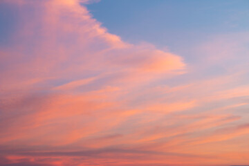 Fototapeta premium beautiful colorful sky and cloud in twilight time background