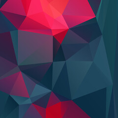 Abstract Color Polygon Background Design, Abstract Geometric Origami Style With Gradient