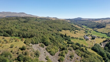 Naklejka premium massif du puy de Sancy en Auvergne