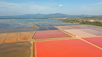 marais Salant et salines dans le sud de la France