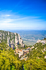 Fototapeta na wymiar Montserrat mountains, Catalonia, Spain