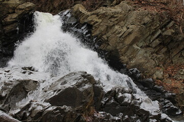 Waterfall outdoor scenic park harpers ferry