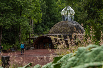 person in the garden