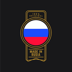 Obraz premium MADE IN RUSIA