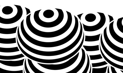 stock vector target hit in the center black white design with hypnotic twirl striped background part 3