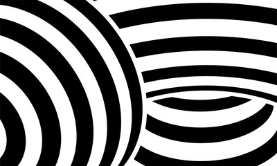 stock vector target hit in the center black white design with hypnotic twirl striped background part 5