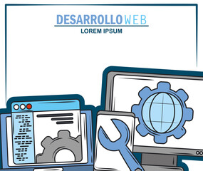 web development digital software computer mobile coding setting support