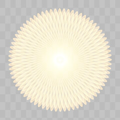 Glowing Light Star effect. Vector illustration