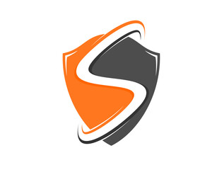 S Letter inside the shield protection