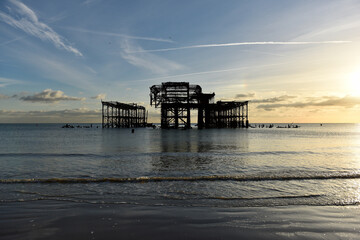 Sunset at West Pier, Brighton