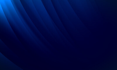 Abstract wave blue black dark gradient geometric background.Curved lines graphic design.