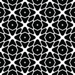 Black and white texture. Abstract seamless geometric pattern.
