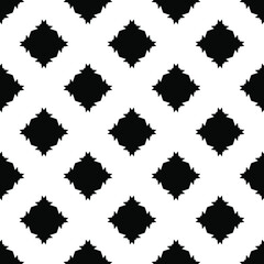 Black and white texture. Abstract seamless geometric pattern.
