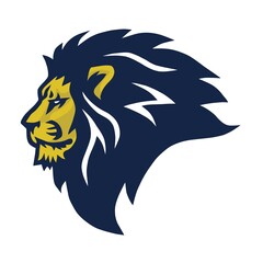Lion Head Logo Sports Esport Mascot Design