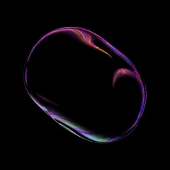 Iridescent Distorted Bubble