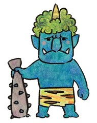 ２月の行事_節分_青鬼