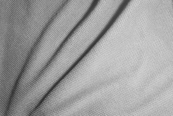 Abstract folded grey cloth background