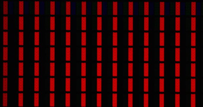 Abstract background of LCD screen. Close up computer monitor RGB pixels. Shot on RED camera.