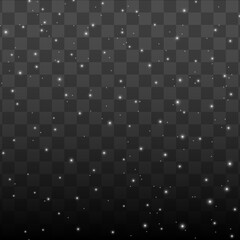 Snowflakes, snow background. Christmas snow for the new year.