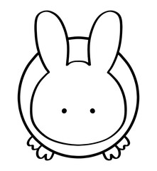 干支　卯の置き物　01