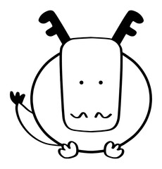 干支　辰の置き物　01