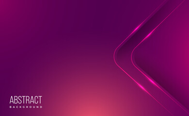 Vector Abstract, science, futuristic, energy technology concept. Digital image of light rays, stripes lines with pink light, speed and motion blur over dark pink background